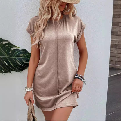 Robe courte décontractée à manches courtes Chic und Stil