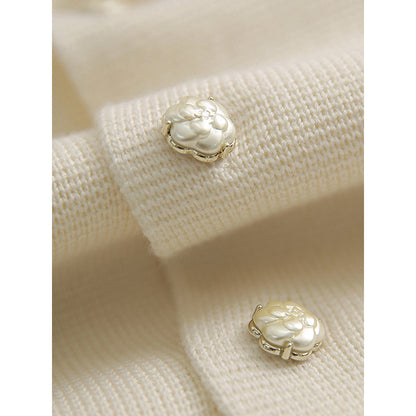 Cardigan en maille élégant pour femme avec accents de boutons Chic und Stil
