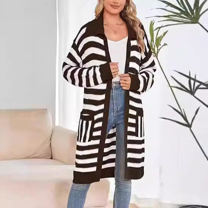 Dames pull-over à rayures Chic und Stil