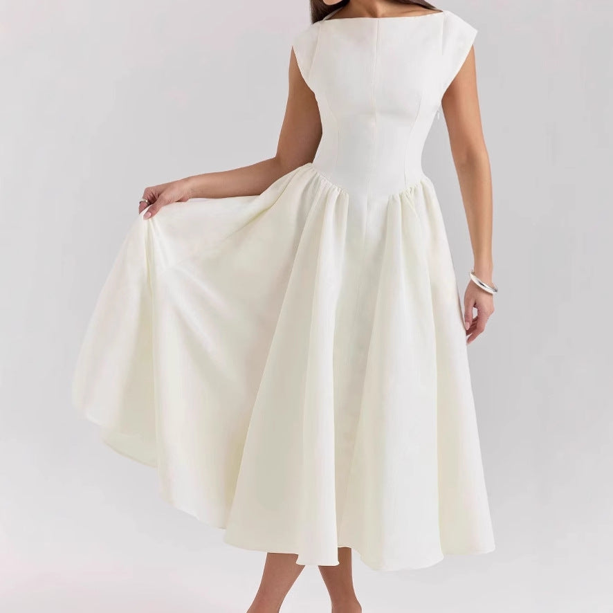 Dames Robe de bal élégante avec jupe en tulle et fermeture éclair au dos Chic und Stil
