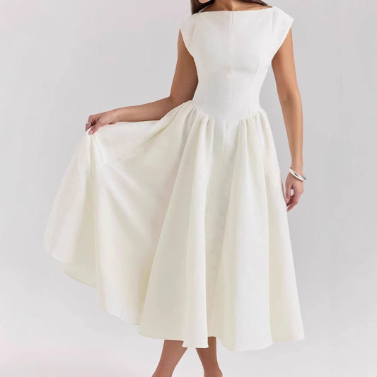 Dames Robe de bal élégante avec jupe en tulle et fermeture éclair au dos Chic und Stil