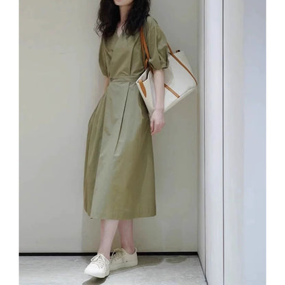 Robe portefeuille décontractée pour femme Chic und Stil