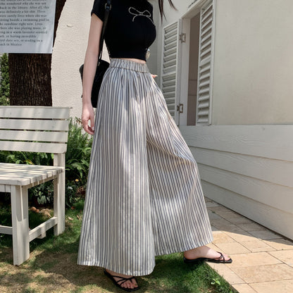 Chic and Style striped wide women's pants