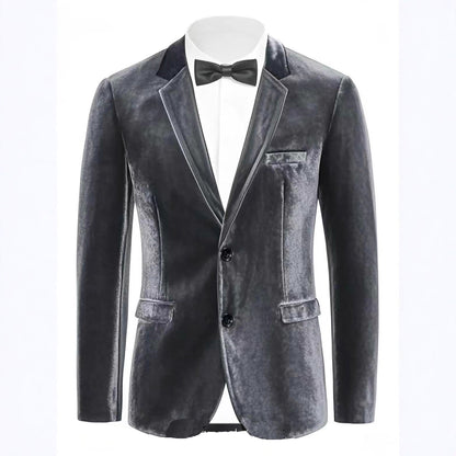 Chic und Stil | Velvet Blazer Men Noble Finesse Luxurious