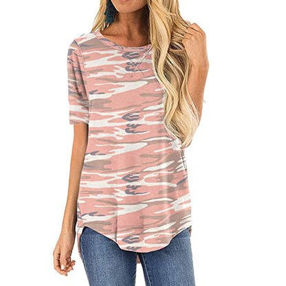 T-shirt pour femmes avec un motif léopard moderne et une coupe ample Chic und Stil