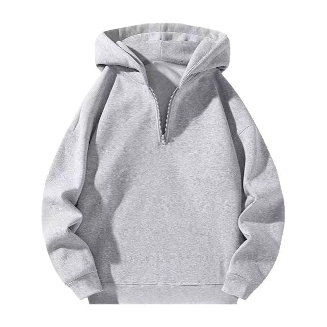 Dame Zip-Hoodie avec col montant et poches latérales Chic und Stil