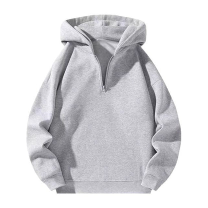 Dame Zip-Hoodie avec col montant et poches latérales Chic und Stil