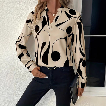Blouse haute couture pour femmes avec motif moderne Chic und Stil