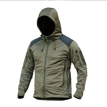 Functional outdoor jacket for men with insulated quilted structure Chic und Stil
