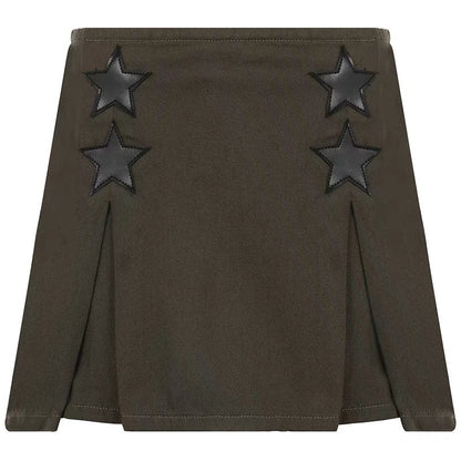 Jupe mini pour femmes avec des détails étoilés structurés et un matériau de haute qualité Chic und Stil