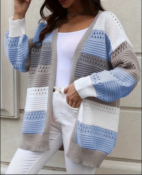 Cardigan femme à la mode avec motif unique et coupe décontractée Chic und Stil