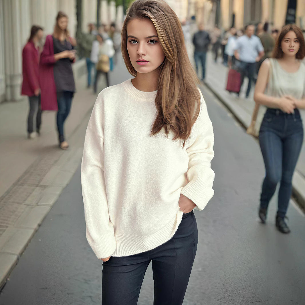 Pull en tricot décontracté pour femmes avec une coupe ample et un confort maximal Chic und Stil