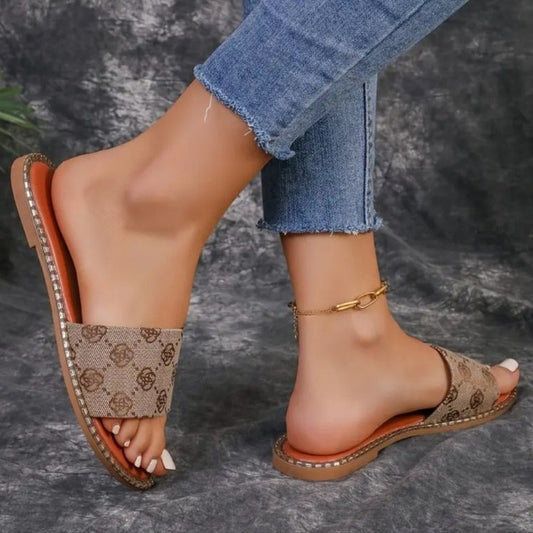 Stylish femmes-casual-slidesandales Chic und Stil