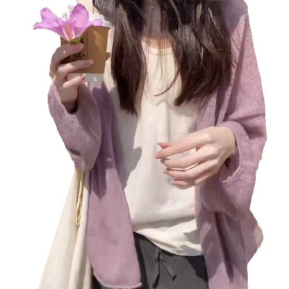 Dames cardigan moelleux avec coupe décontractée et manches douces Chic und Stil