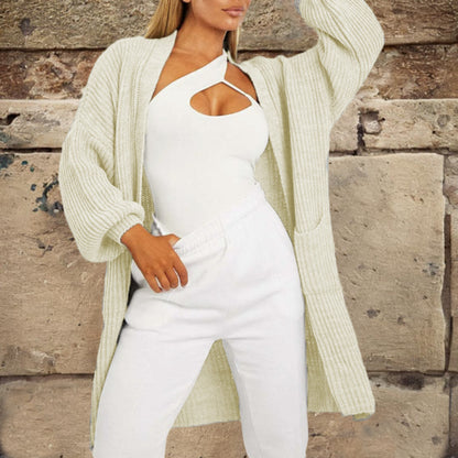 Cardigan en tricot confortable pour femmes avec de grandes poches Chic und Stil