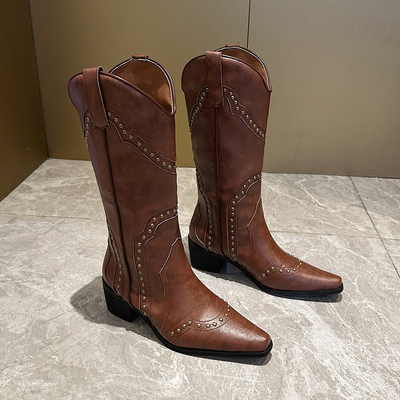 Bottines pour dames avec décorations en clous Chic und Stil