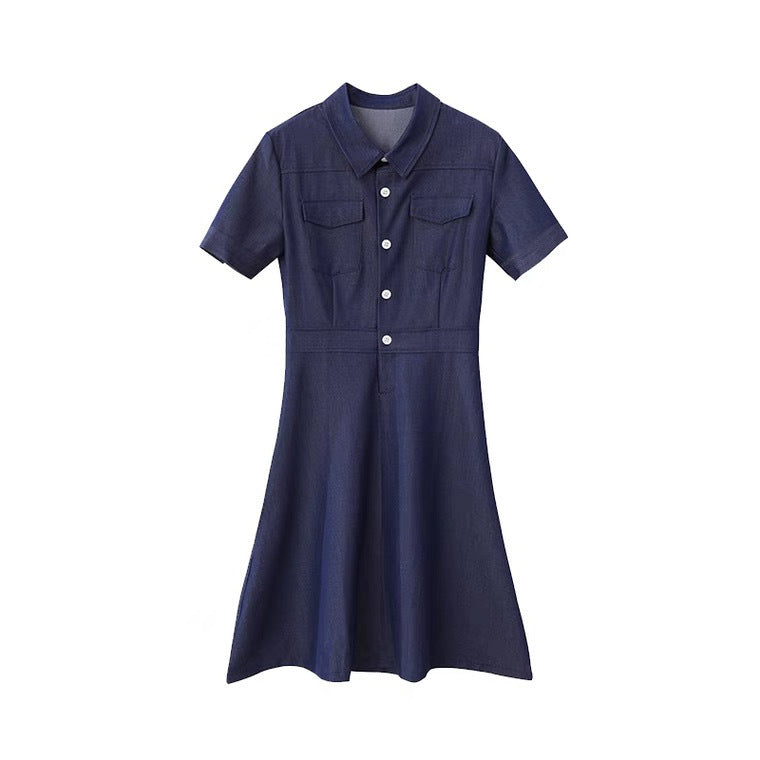 Robe chemise femme avec bouton devant Chic und Stil
