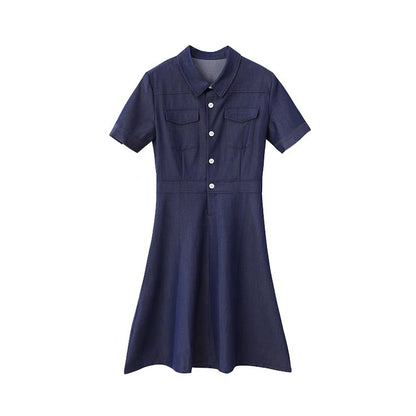 Robe chemise femme avec bouton devant Chic und Stil