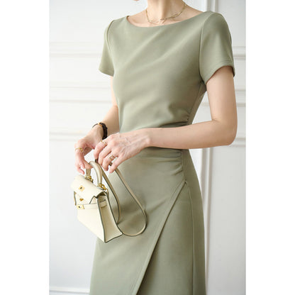 Robe élégante enveloppante pour femmes Chic und Stil 1750846858