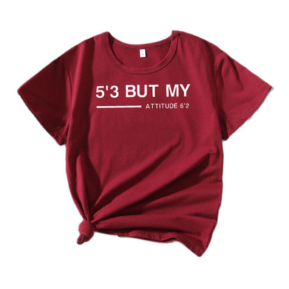 Dames Casual Attitude Graphic T-shirt Chic und Stil 1751262044