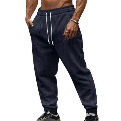 Casual men's sweatpants with textured design Chic und Stil