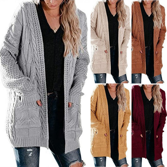 Veste en tricot femme avec poches et coupe décontractée Chic und Stil