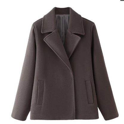 Dames élégante veste en laine au coupe oversized classique Chic und Stil