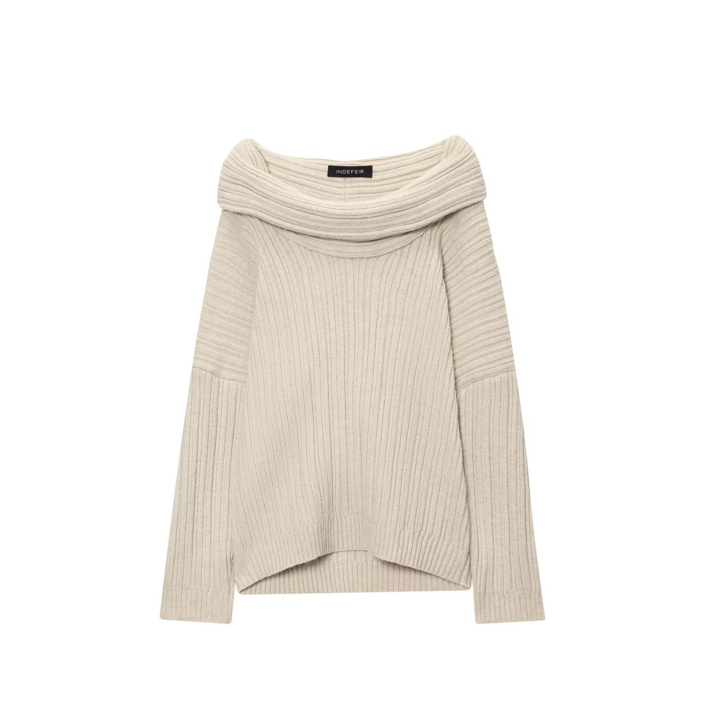 Femme pull à col roulé élégant et confortable Chic und Stil