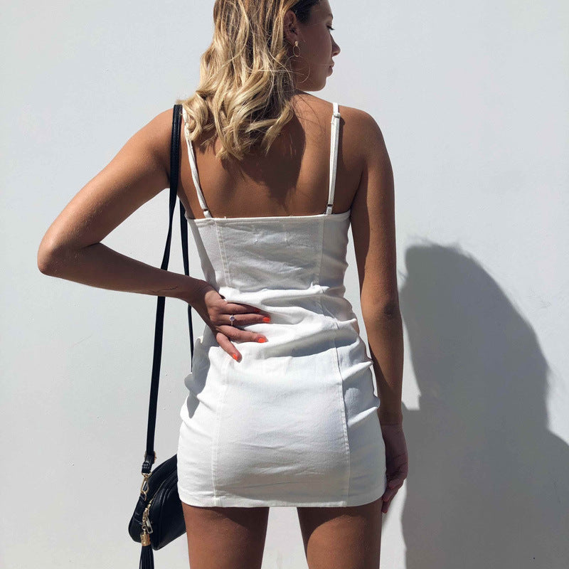 Robe ajustée pour dames avec fermeture éclair et bretelles délicates Chic und Stil