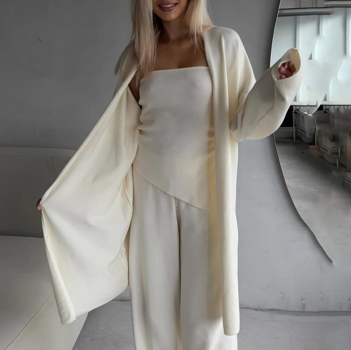 Dames ensemble de lounge élégant avec coupe ample Chic und Stil