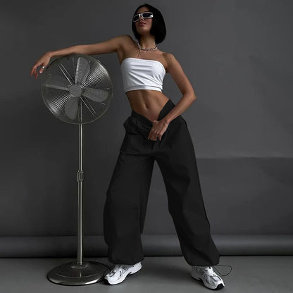 Ladies Chic and Stylish Light Cargo Pants