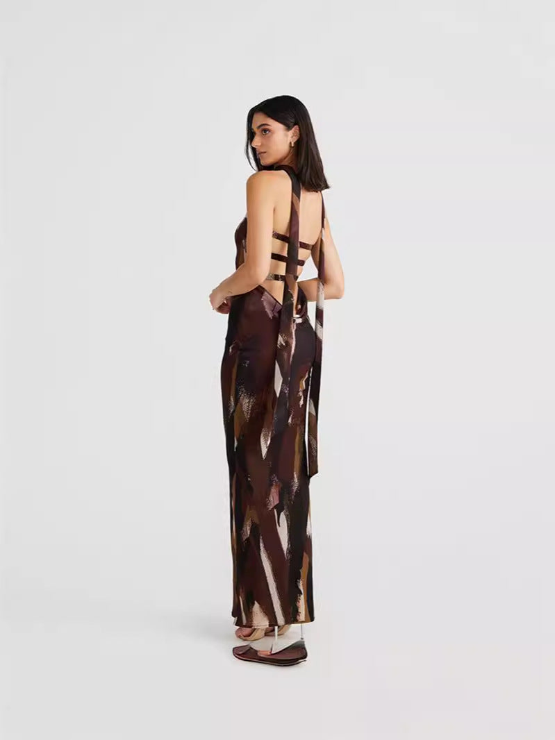 Dames Robe de soirée élégante et ajustée sans bretelles Design Chic und Stil