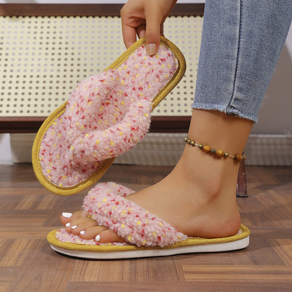 Ladies Cozy Slippers with Comfortable Sole Chic and Style