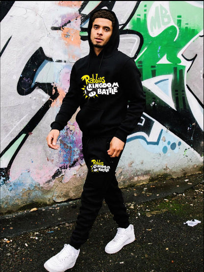 Casual ladies' set with hoodie and jogging pants featuring high-quality graphic print Chic and Style