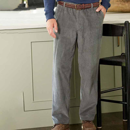 Comfortable corduroy pants for men with elastic waist Chic and Style