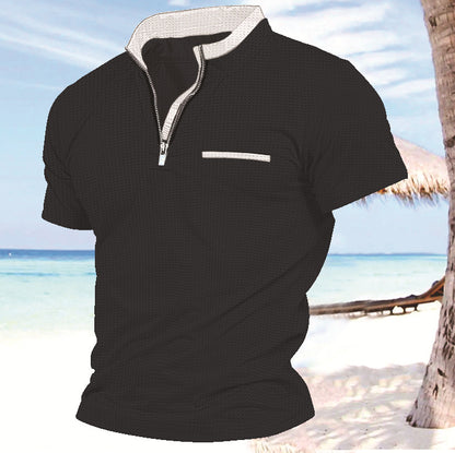 Homme zip-front loisirs performance top Chic und Stil