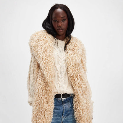 Dames gilet en fourrure Chic und Stil