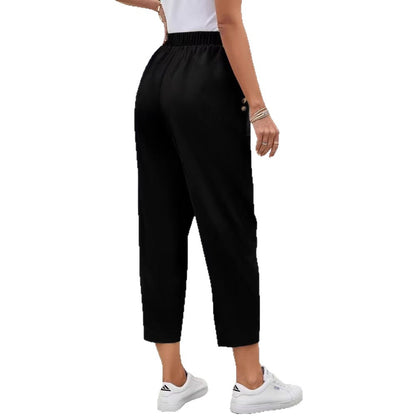 Elegant casual pants for women with elastic waist and practical pockets Chic and Style