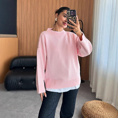 Pull-over en tricot confortable pour femmes avec une coupe ample Chic und Stil