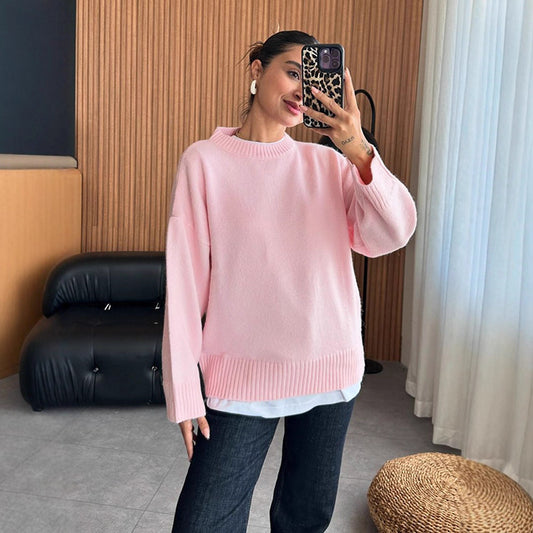 Pull-over en tricot confortable pour femmes avec une coupe ample Chic und Stil
