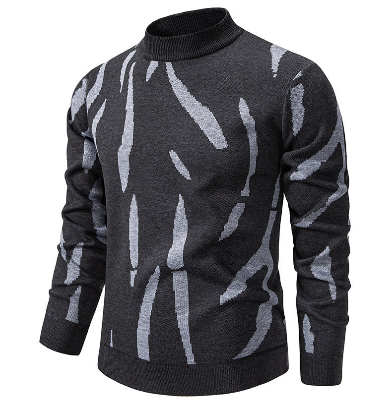 Pull mode pour hommes avec motif graphique Chic und Stil