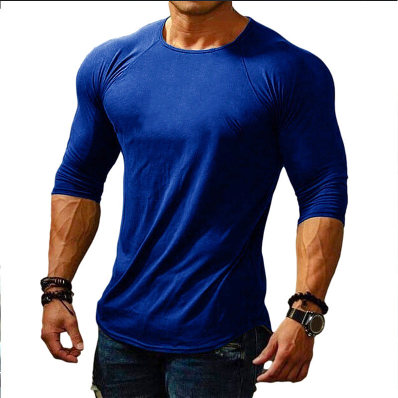 T-shirt à manches longues ajusté pour hommes avec confort de port élastique Chic und Stil
