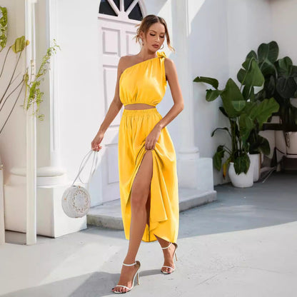 Chic und Stil | Chic Split-Hem Maxi Two-Piece Set
