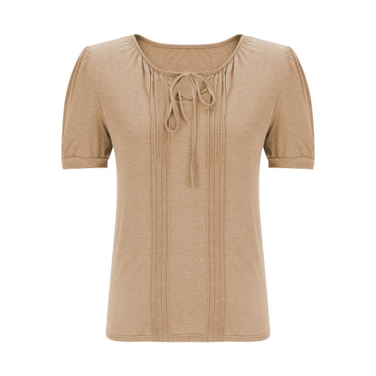 Blouse décontractée à manches bouffantes pour femmes Chic und Stil