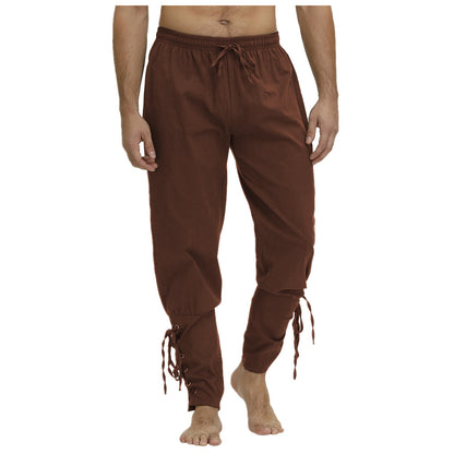 Men's leisure pants with a trendy fit and practical lace details Chic and Style