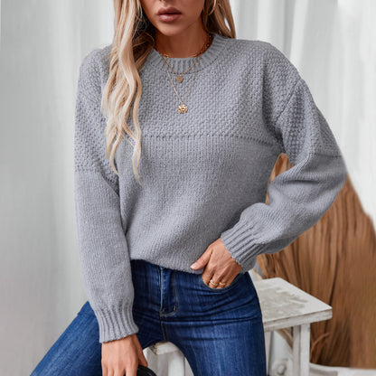 Pull en tricot tendance pour femmes avec design texturé et coupe décontractée Chic und Stil