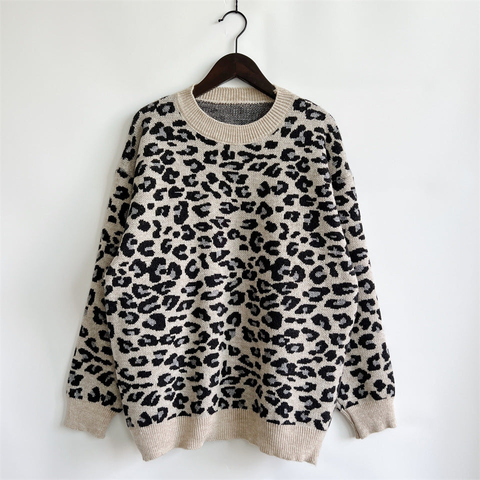 Pull féminin décontracté avec motif animalier Chic und Stil