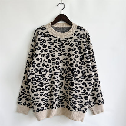 Pull féminin décontracté avec motif animalier Chic und Stil