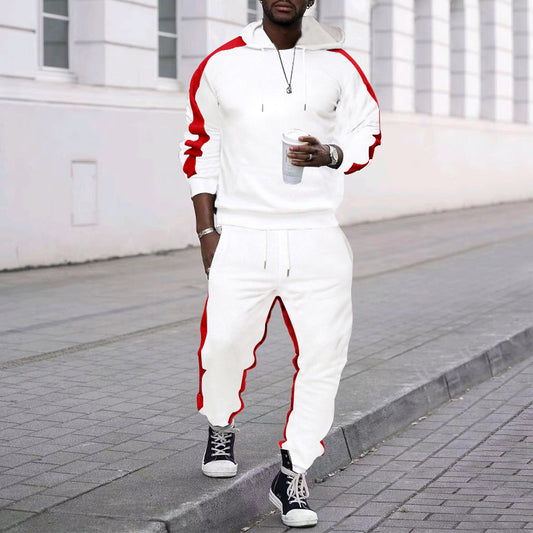Veste de jogging sportif pour hommes avec éléments latéraux contrastés Chic und Stil