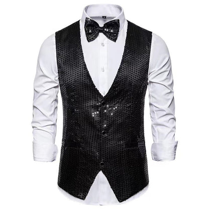 Costume élégant pour hommes avec des paillettes scintillantes et une coupe slim idéale Chic und Stil